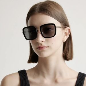 Quince Black Square Sunglasses